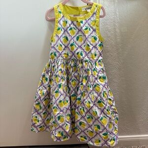 Lavender Lemon Grove Kids Dress by Mini Boden